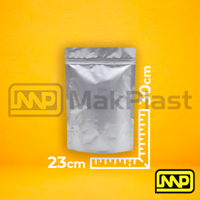 embalagem zip lock metalizado