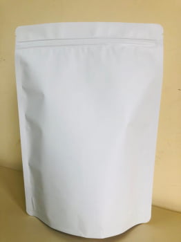 Embalagem para Café Stand Up Branco Fosco  1 kg ( Moído e Grão ) COD 33